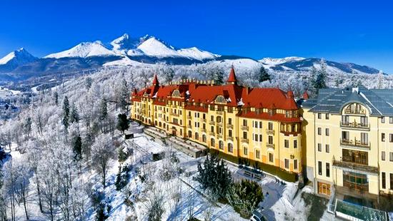 Lacná dovolenka Slovensko - 4*Grandhotel Praha so SKIPASSOM - Lyžovačka v Tatranske Lomnici