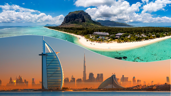 Zľava na pobyt Maurícius so zastávkou v Dubaji