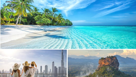 Zľava na pobyt Dubaj, Maldivy  a Srí Lanka