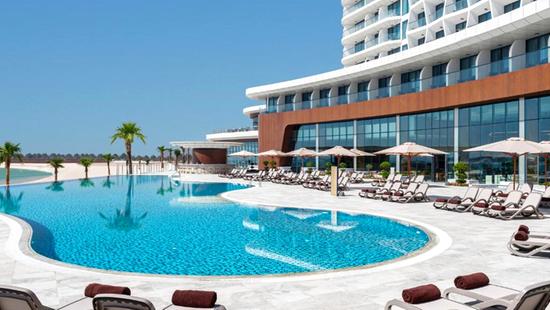 Lacná dovolenka Spojené Arabské Emiráty – Ras Al Khaimah-4*Hampton by Hilton Marjan Island Resort – all inclusive/nový plážový hotel